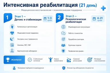 Реабилитация за 21 день в Николаевске-на-Амуре